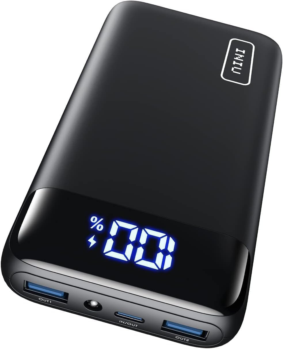 INIU 20000mAh Fast Charging Power Bank with LED Display - PREMA TIME - Prema Time