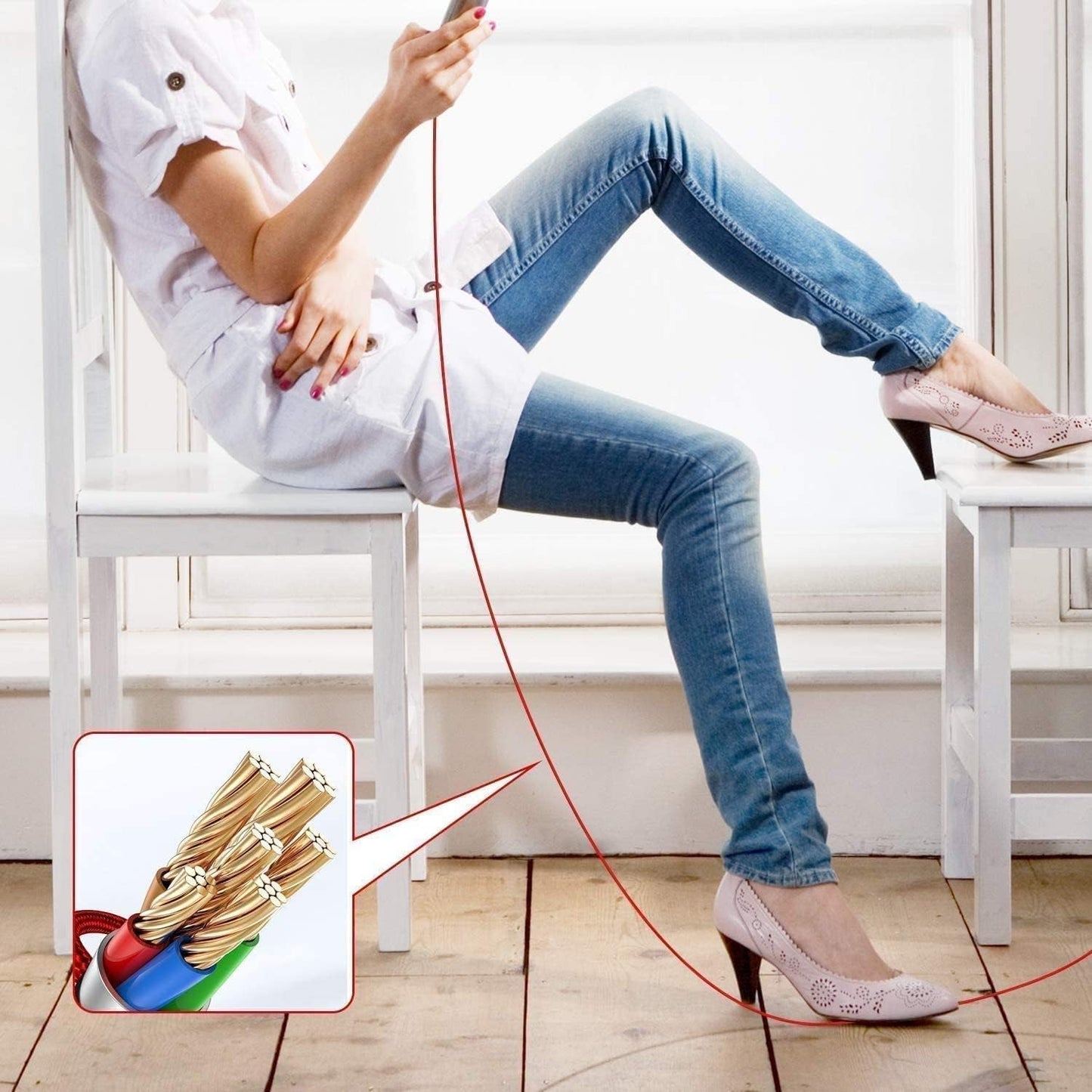 iPhone Lightning Cable 2-Pack 10ft - MFi Certified Fast Charging Cord CyvenSmart - PREMA TIME - Prema Time