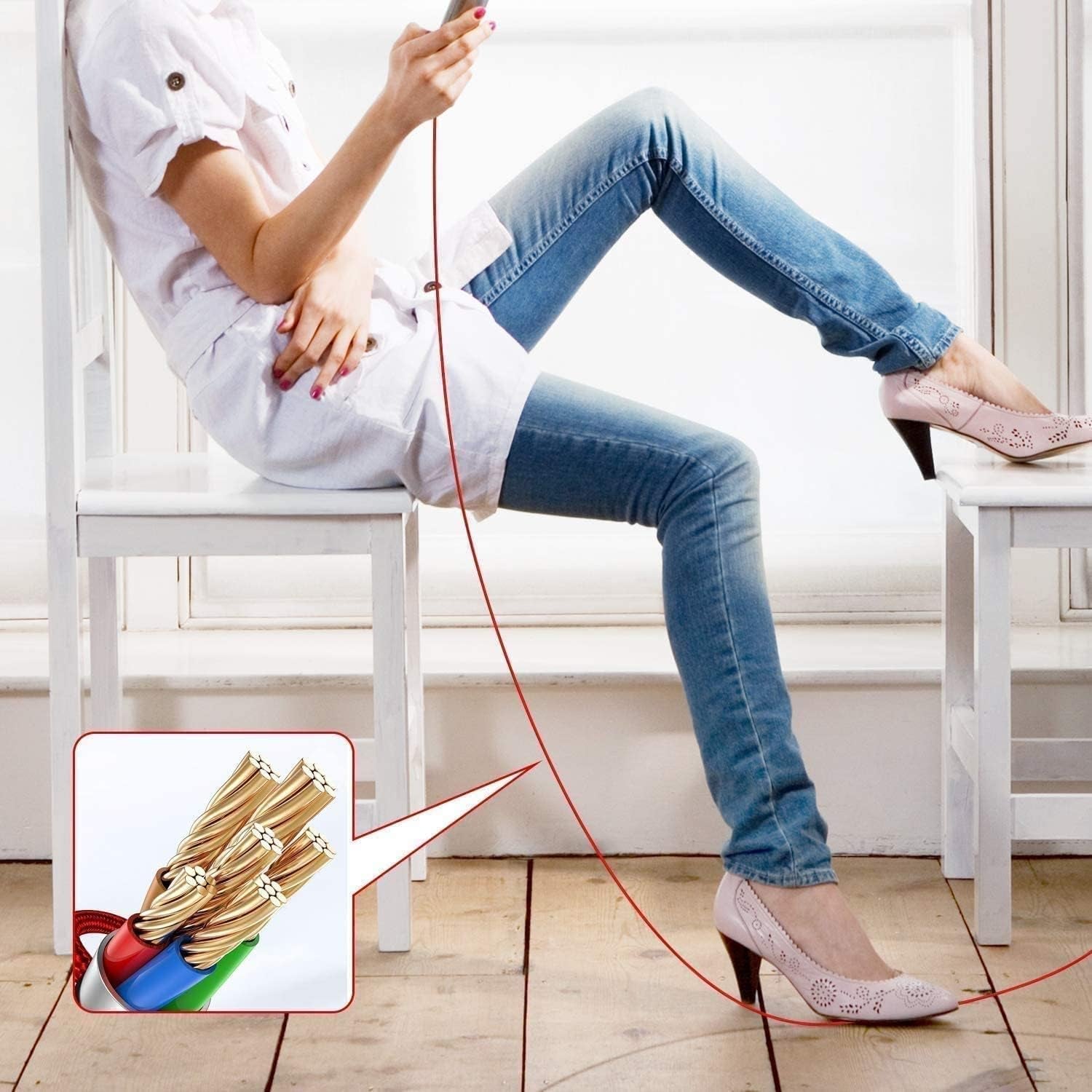 iPhone Lightning Cable 2-Pack 10ft - MFi Certified Fast Charging Cord CyvenSmart - PREMA TIME - Prema Time