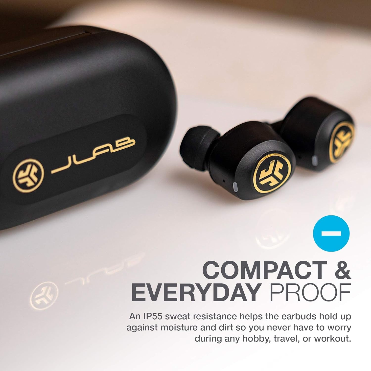 JLab JBuds Air Icon True Wireless Bluetooth Earbuds IP55 Sweat Resistant - PREMA TIME - Prema Time