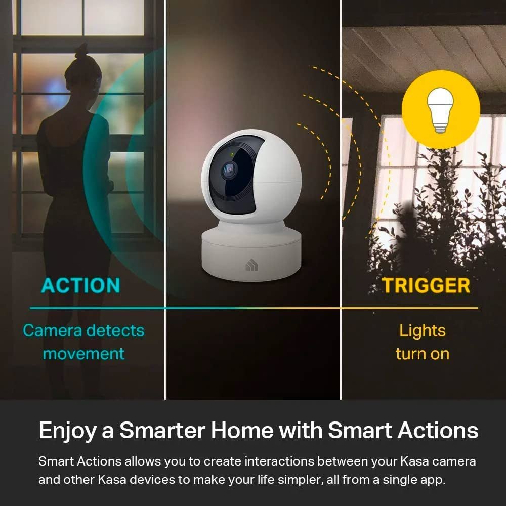 Kasa Indoor Pan Tilt Smart Security Camera 1080P HD Night Vision Motion Detection - PREMA TIME - Prema Time