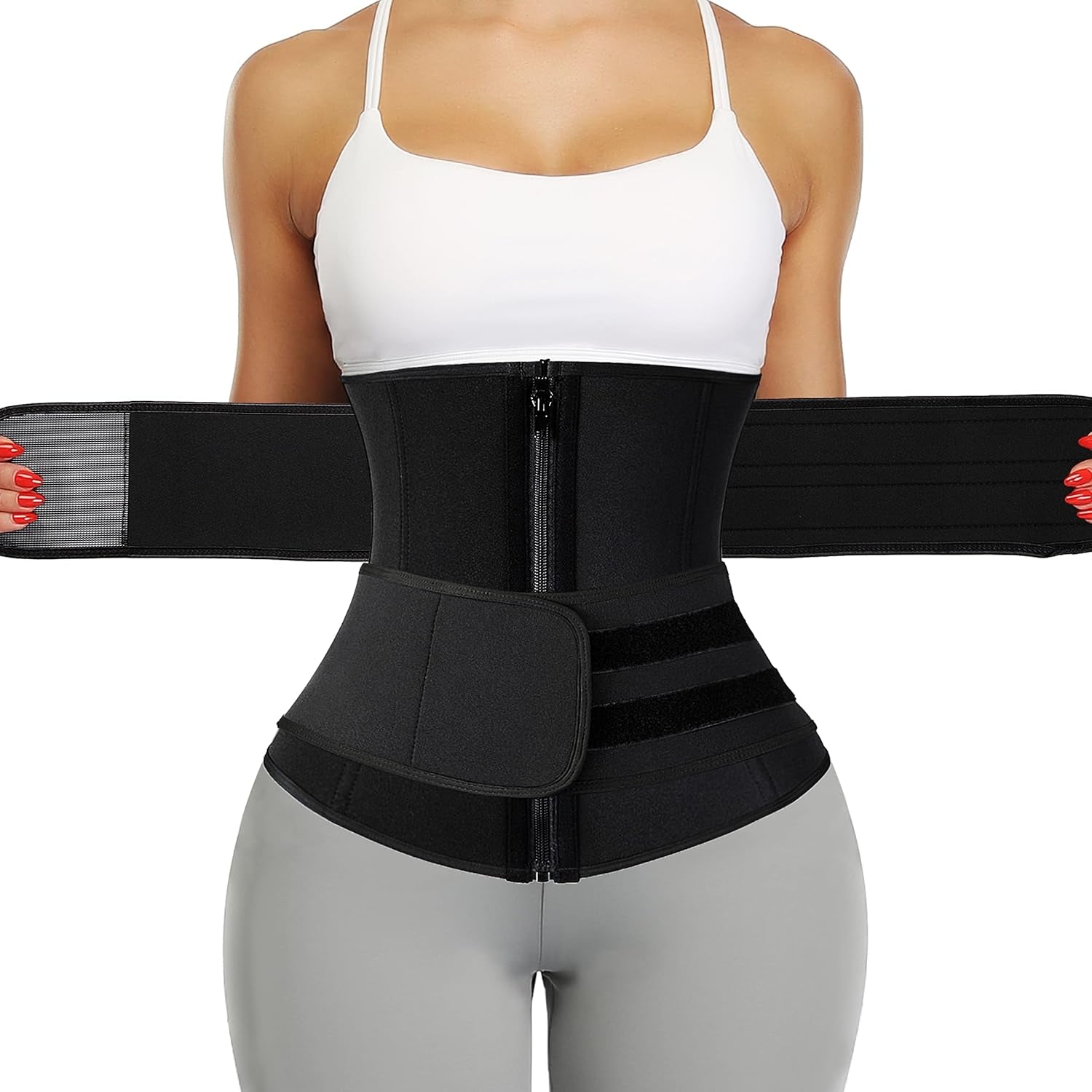 Neoprene Sauna Waist Trainer Corset Sweat Belt Women Compression Workout | PREMA TIME - Prema Time