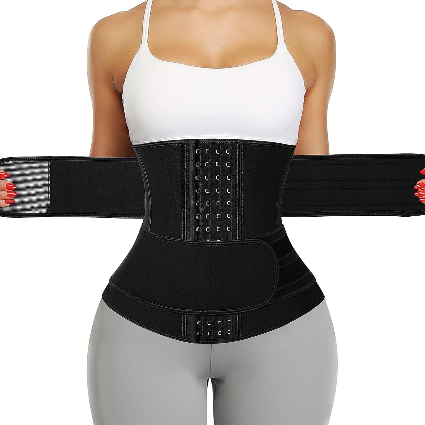 Neoprene Sauna Waist Trainer Corset Sweat Belt Women Compression Workout | PREMA TIME - Prema Time