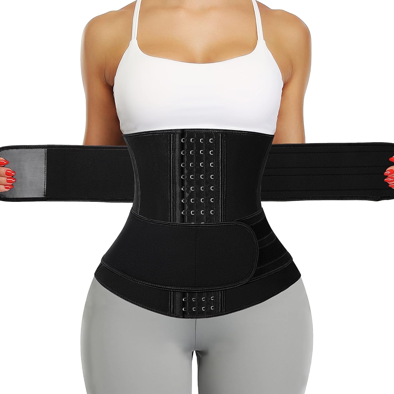 Neoprene Sauna Waist Trainer Corset Sweat Belt Women Compression Workout | PREMA TIME - Prema Time