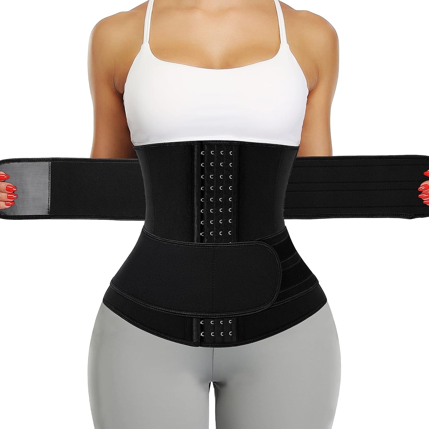 Neoprene Sauna Waist Trainer Corset Sweat Belt Women Compression Workout | PREMA TIME - Prema Time