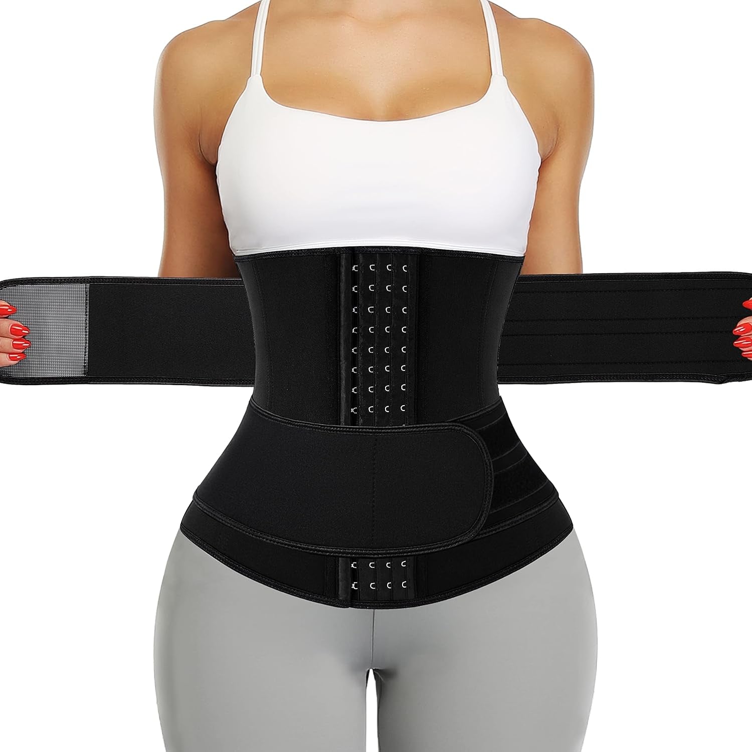 Neoprene Sauna Waist Trainer Corset Sweat Belt Women Compression Workout | PREMA TIME - Prema Time