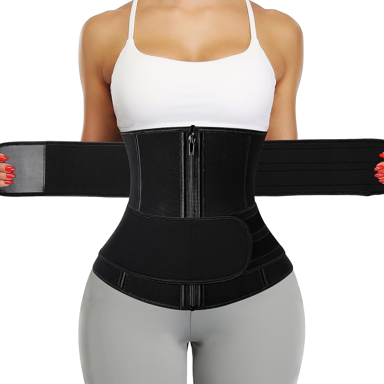 Neoprene Sauna Waist Trainer Corset Sweat Belt Women Compression Workout | PREMA TIME - Prema Time