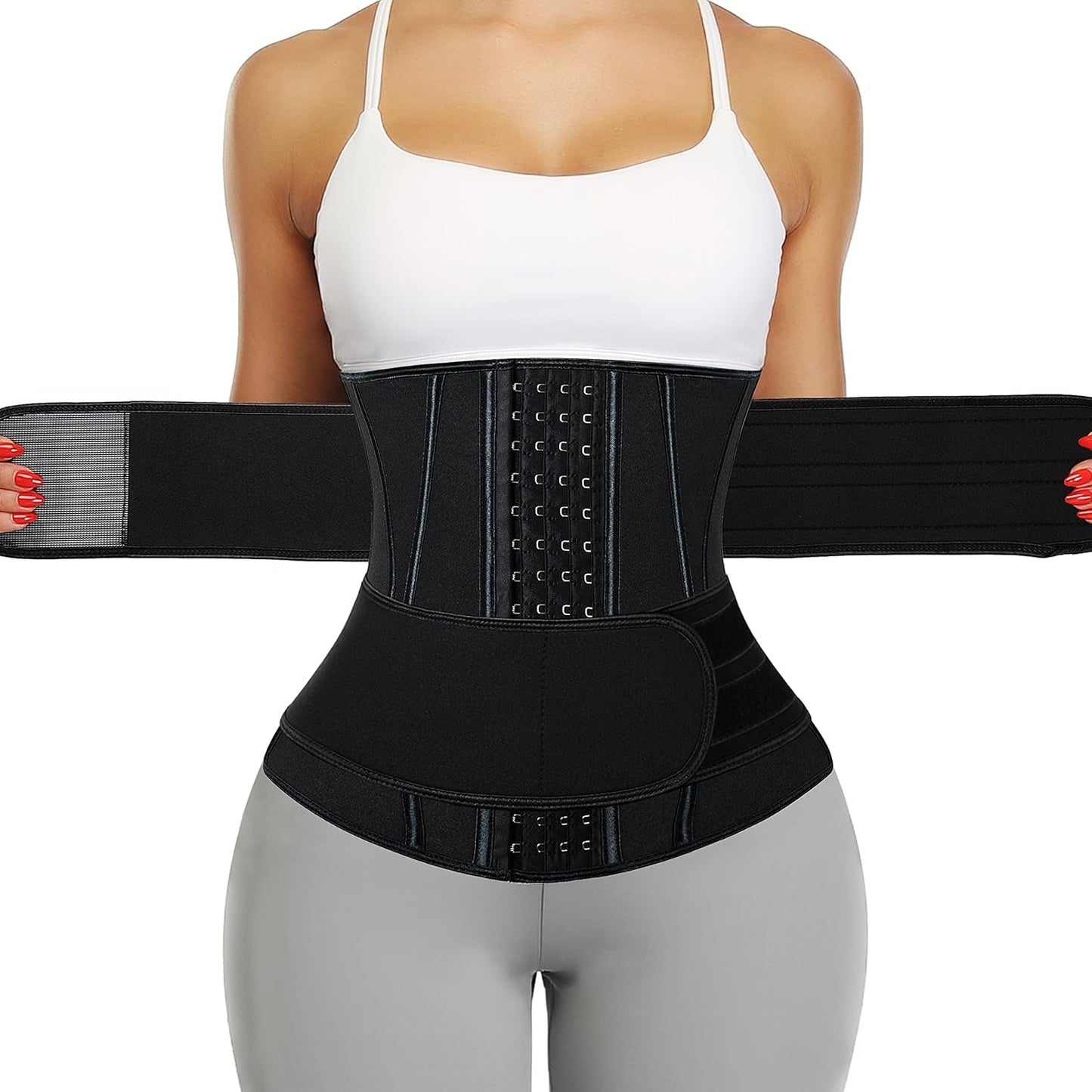 Neoprene Sauna Waist Trainer Corset Sweat Belt Women Compression Workout | PREMA TIME - Prema Time
