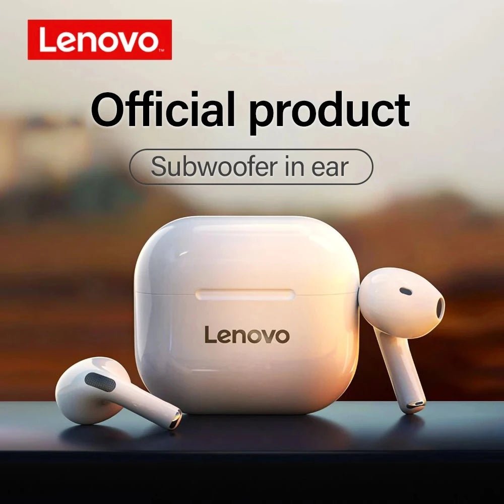 Lenovo LP40 Wireless Earbuds - TWS Bluetooth Sport Headset - Prema Time