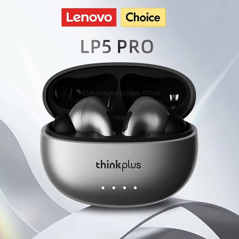 Lenovo LP5 Pro TWS Bluetooth 5.4 Earbuds HiFi Stereo Sound 18H Battery Gaming Headset Mic - PREMA TIME - Prema Time