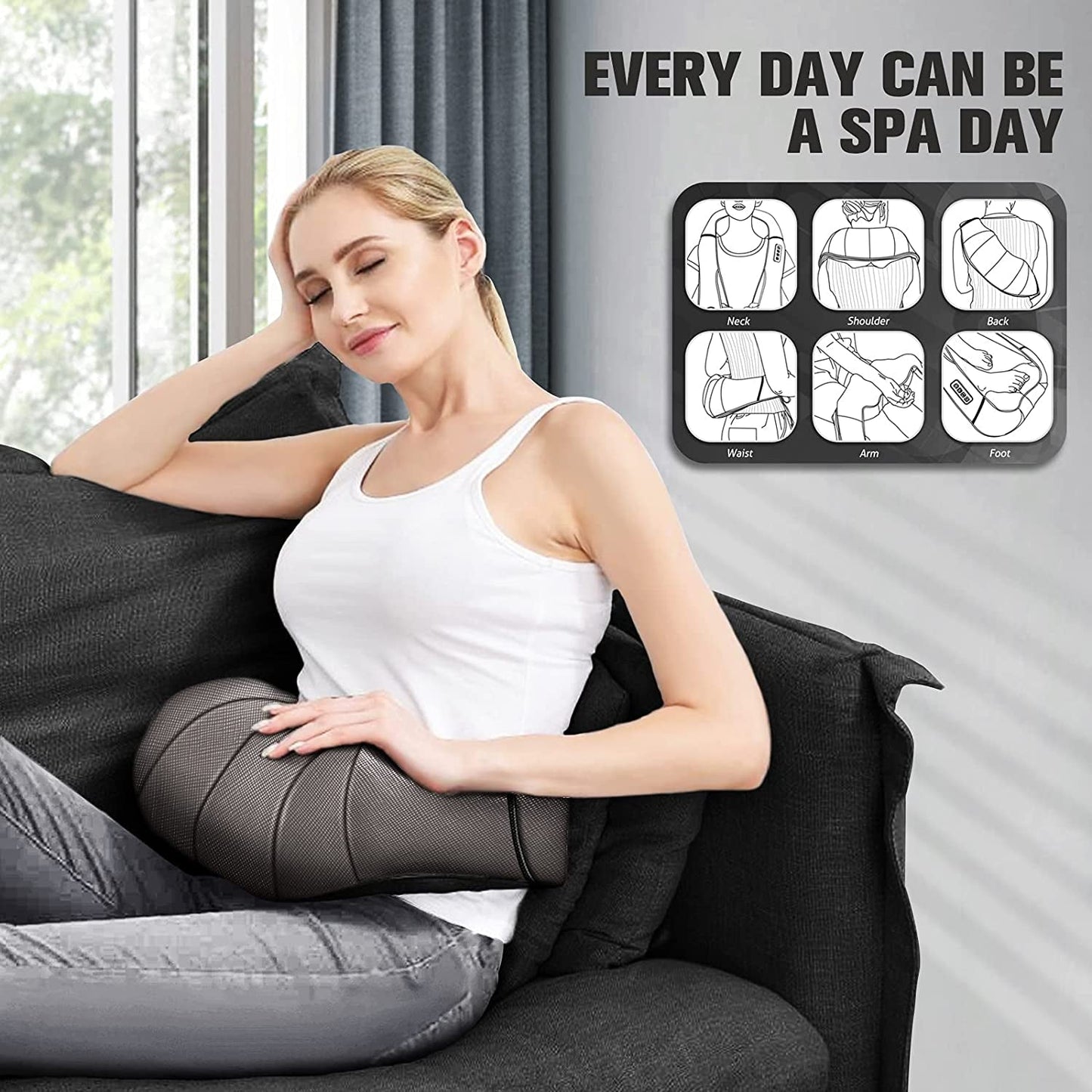 Magicmakers Neck Massager: Gifts for Women - Shoulder Pain Relief Device - Prema Time