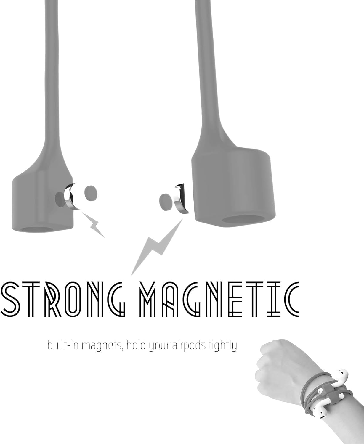 Magnetic Anti-Lost AirPods Strap Sports Lanyard - PREMA TIME - Prema Time