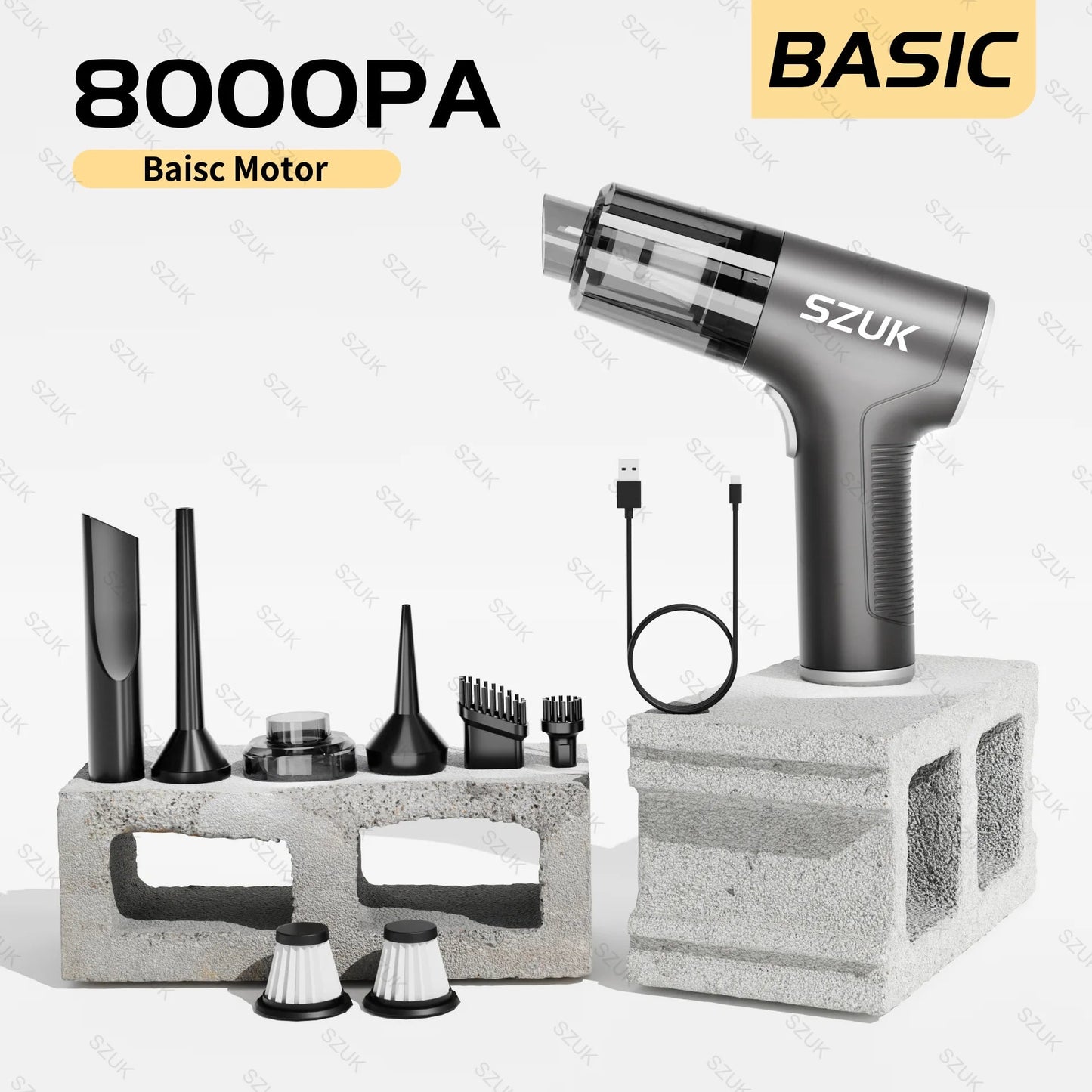 Portable Wireless Car Vacuum Cleaner - PREMA TIME - Prema Time