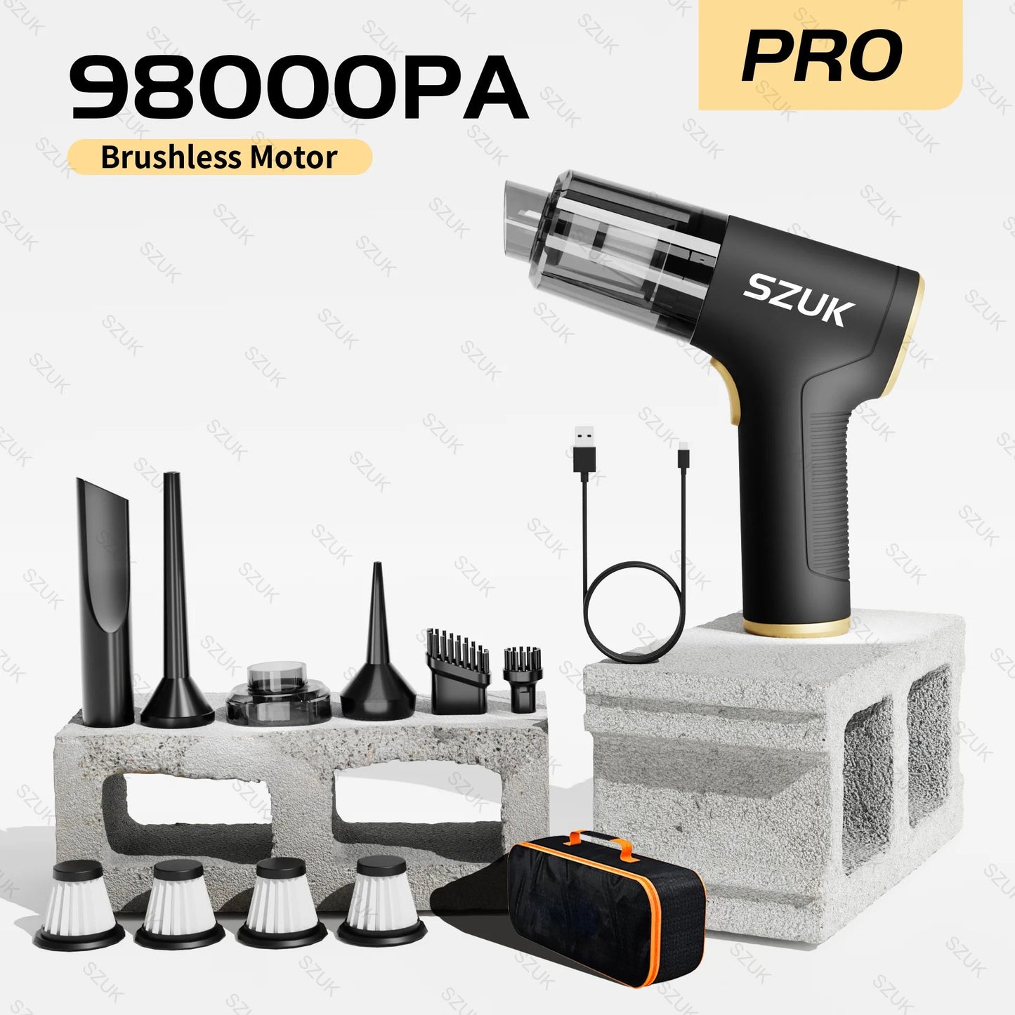 Portable Wireless Car Vacuum Cleaner - PREMA TIME - Prema Time