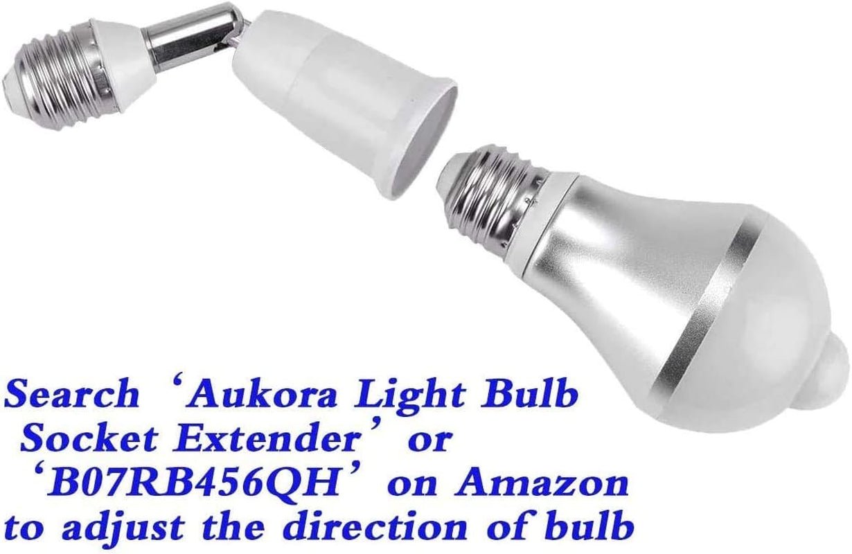 Motion Sensor Light Bulbs 4-Pack 12W E26 Dusk to Dawn Security LED Cold White - PREMA TIME - Prema Time