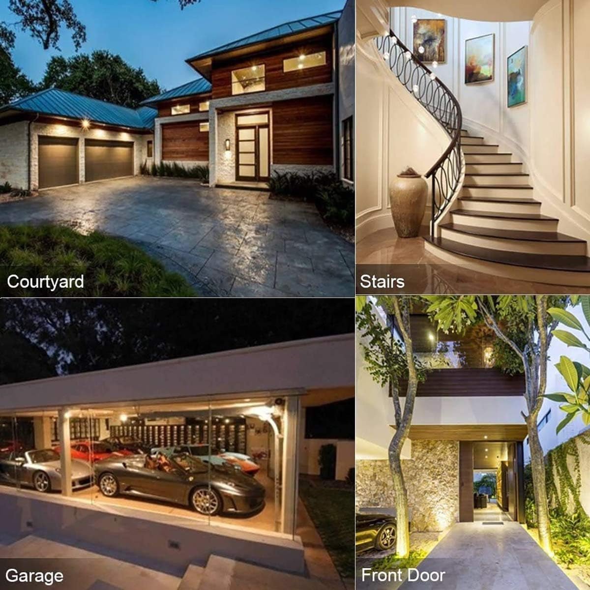 Motion Sensor Light Bulbs 4-Pack 12W E26 Dusk to Dawn Security LED Cold White - PREMA TIME - Prema Time