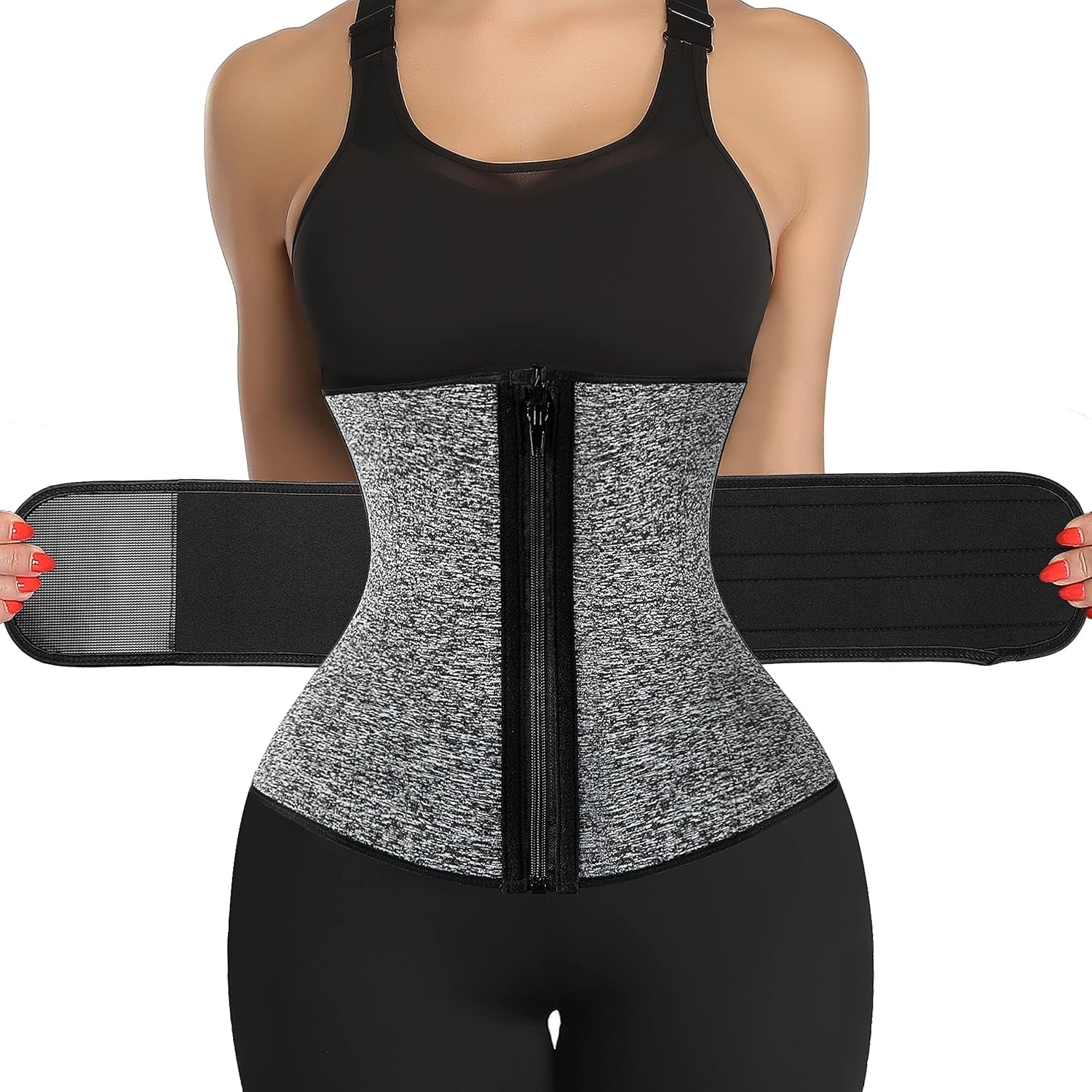 Neoprene Waist Trimmer Ab Belt Men Women Corset Slimming Body Shaper Workout | PREMA TIME - Prema Time