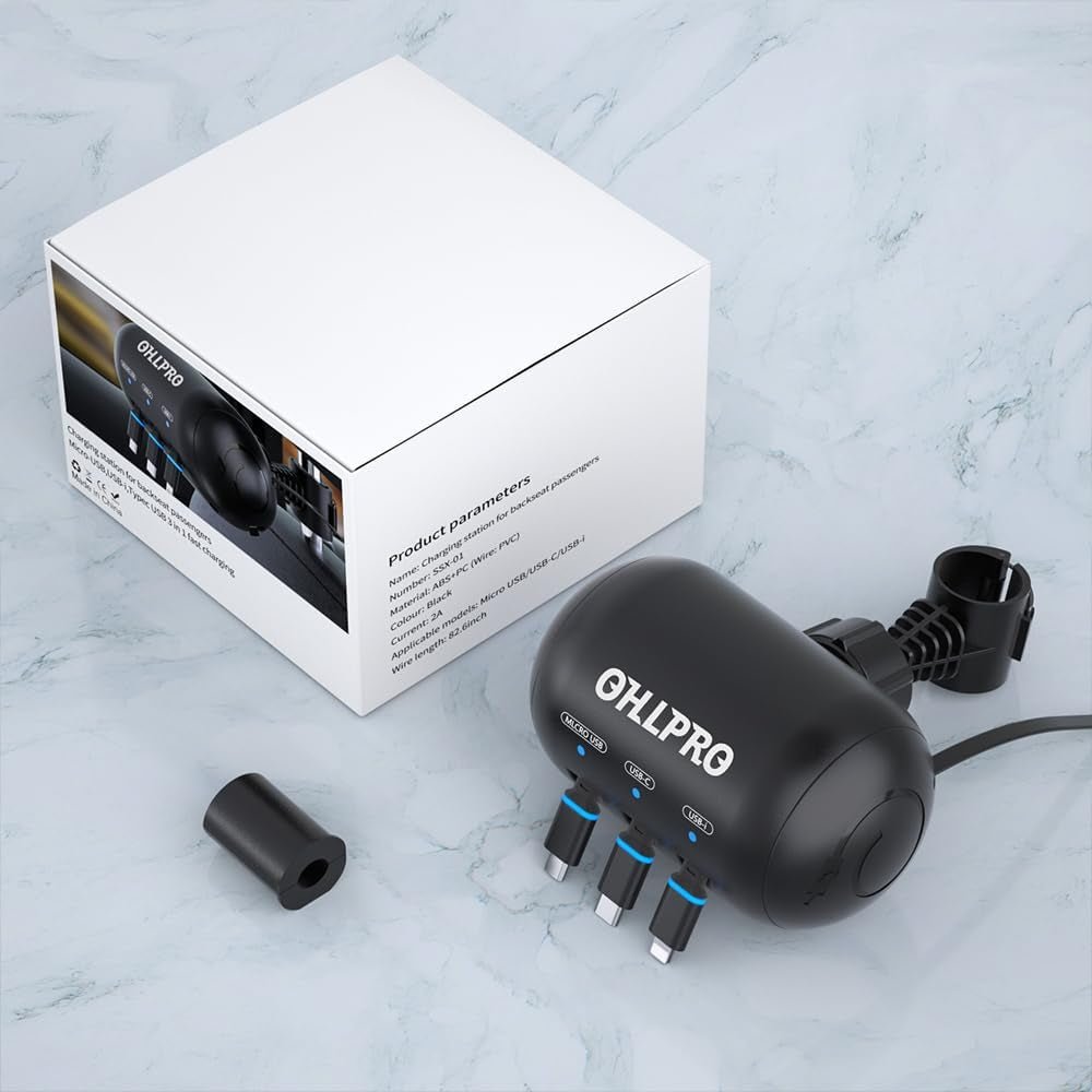 OHLPRO Multi Car Charging Station for All Phones - PREMA TIME - Prema Time