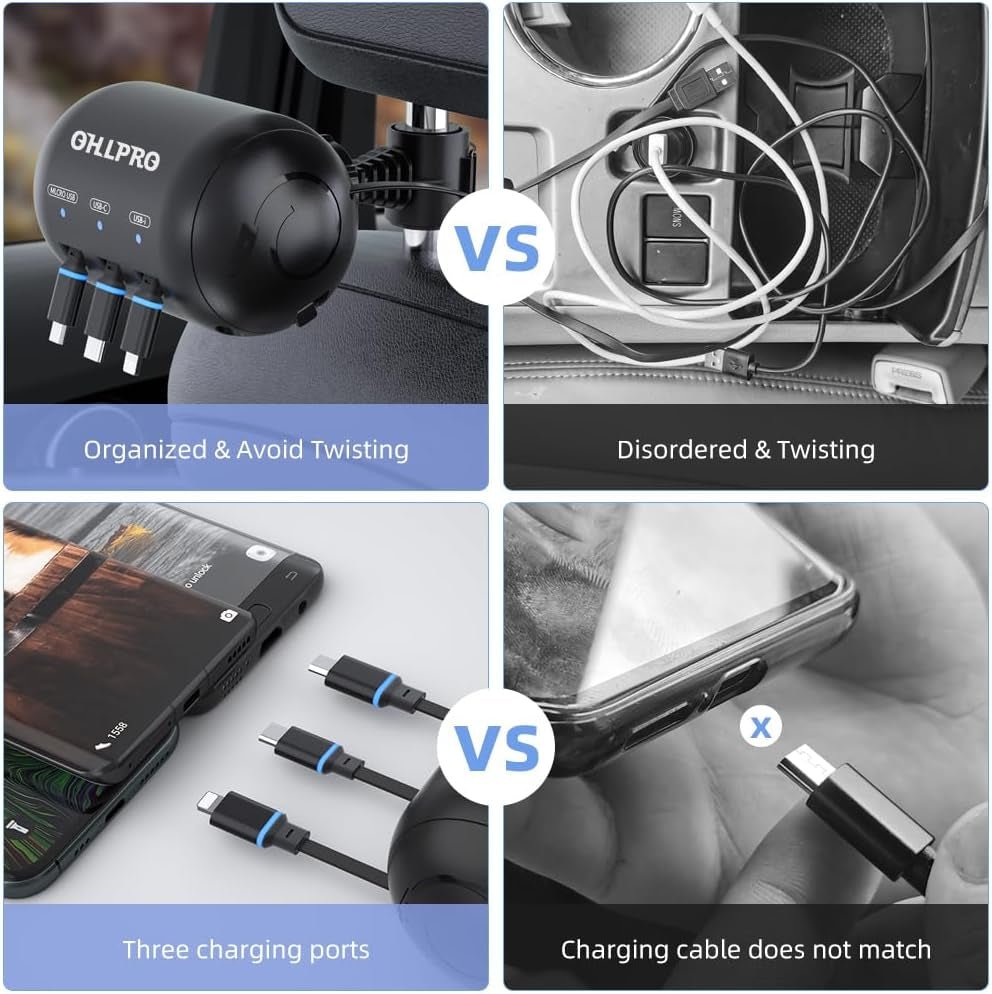 OHLPRO Multi Car Charging Station for All Phones - PREMA TIME - Prema Time