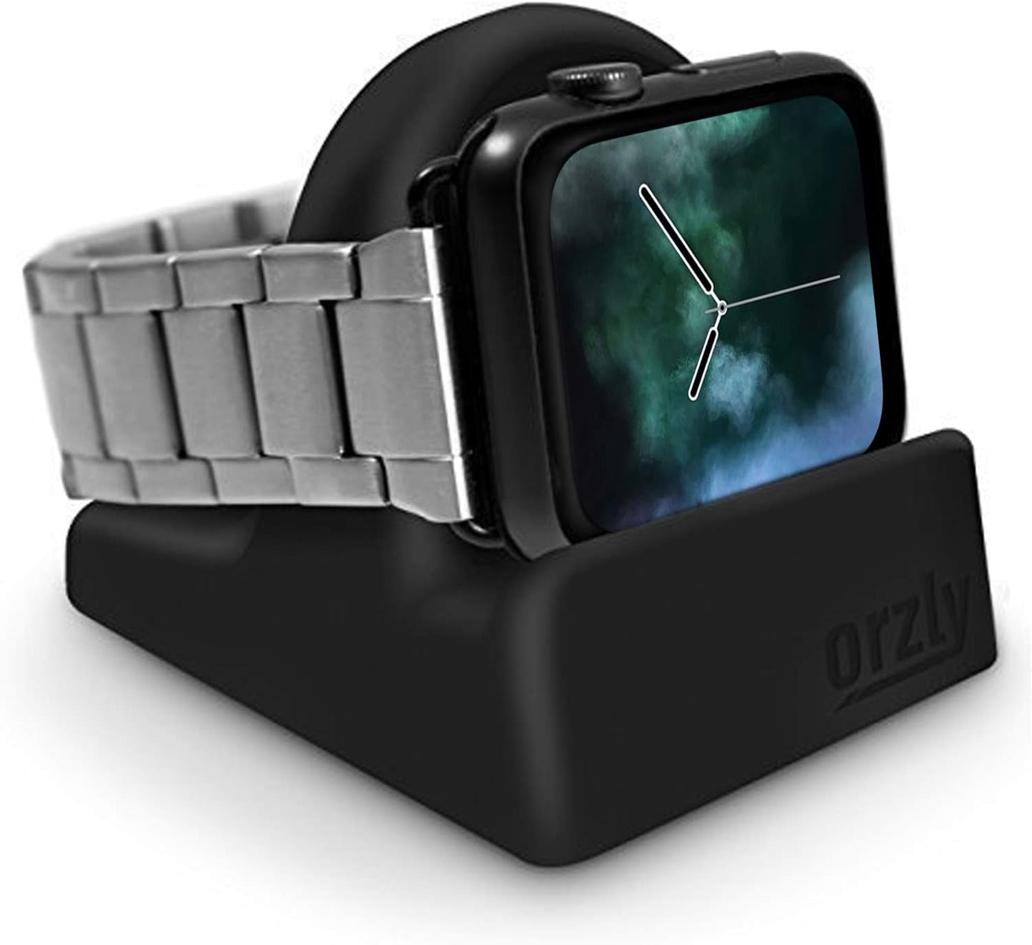 Orzly Elegant Apple Watch Charger Stand Gift Boxed Black - Prema Time