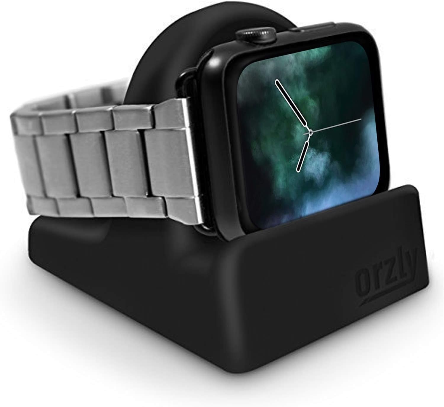 Orzly Elegant Apple Watch Charger Stand Gift Boxed Black - Prema Time