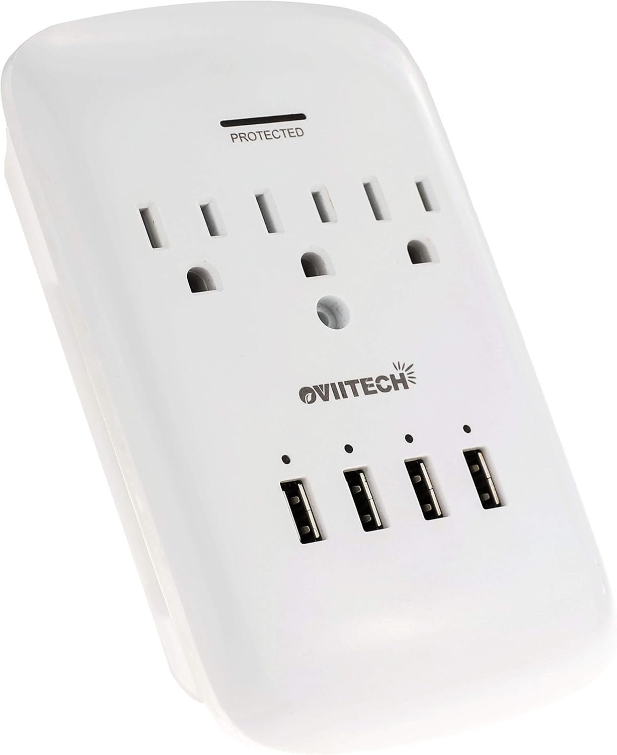 Multi Outlet Wall Adapter - 4 USB Ports 3 Outlets Surge Protector | PREMA TIME - Prema Time