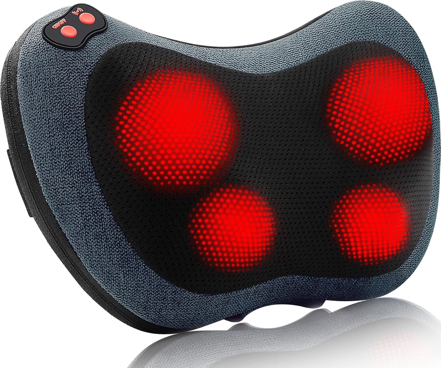 Papillon Shiatsu Massage Pillow - Heat Therapy for Deep Muscle Comfort - Prema Time