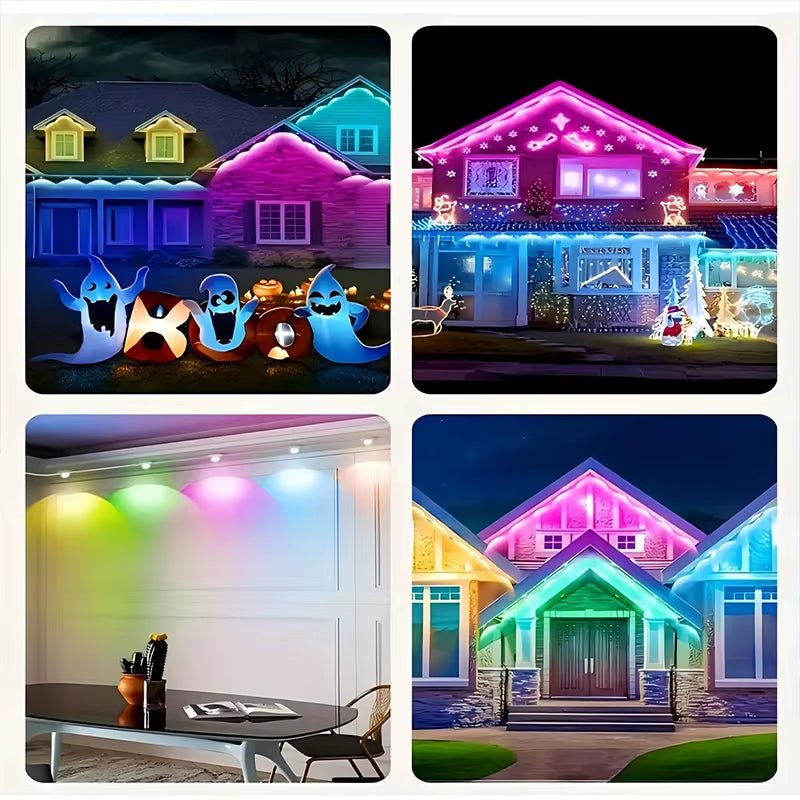 RGB LED Outdoor Lights Bluetooth Waterproof Music Sync Timer - PREMA TIME - Prema Time