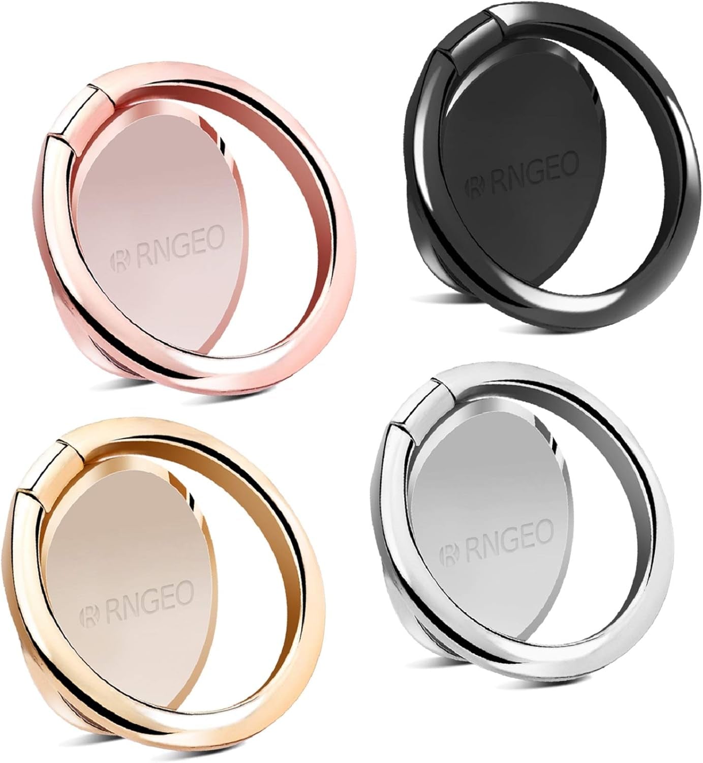 Ultimate Phone Ring Holder Set with Car Mount - 360° Rotation Stand for iPhone & Android - Prema Time