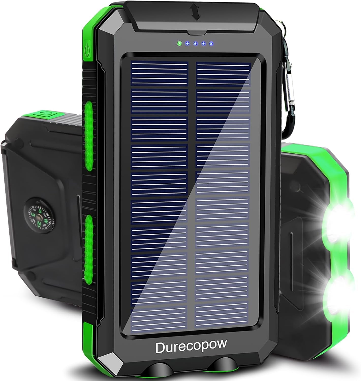 Solar Power Bank 20000mAh Waterproof - USB-C Charging Camping LED - PREMA TIME - Prema Time