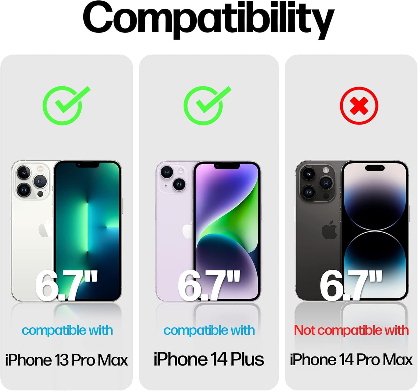 PREMA TIME iPhone 14 Plus Screen Protector 2 Pack - Easy Install Kit - Prema Time