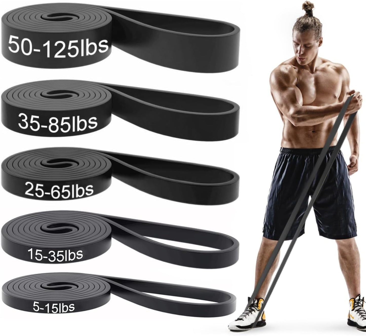 PREMA TIME Pull Up Bands Set - Build Strength & Rehabilitate at Home - Prema Time