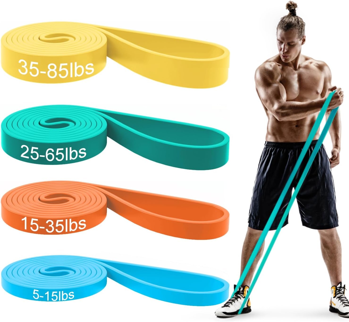 PREMA TIME Pull Up Bands Set - Build Strength & Rehabilitate at Home - Prema Time