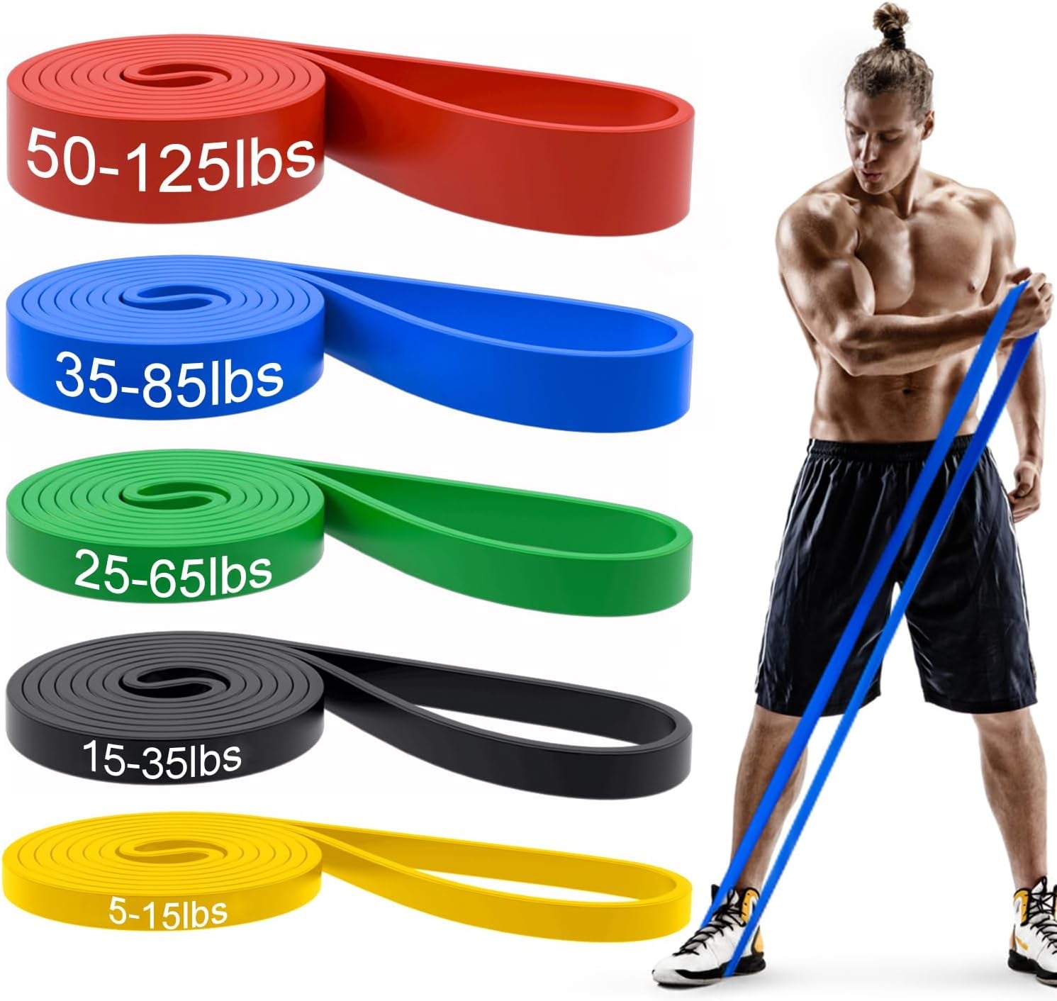 PREMA TIME Pull Up Bands Set - Build Strength & Rehabilitate at Home - Prema Time