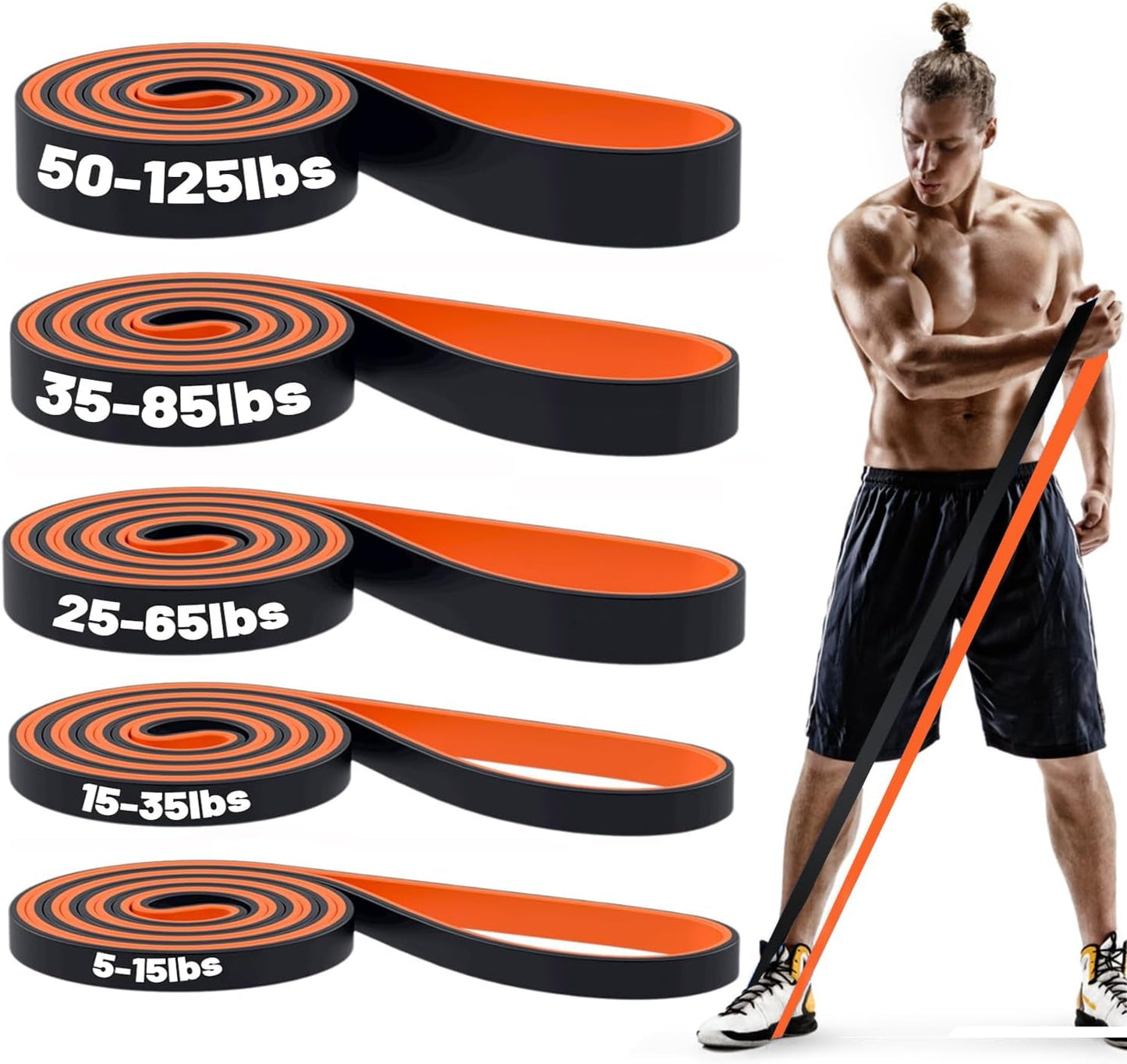 PREMA TIME Pull Up Bands Set - Build Strength & Rehabilitate at Home - Prema Time