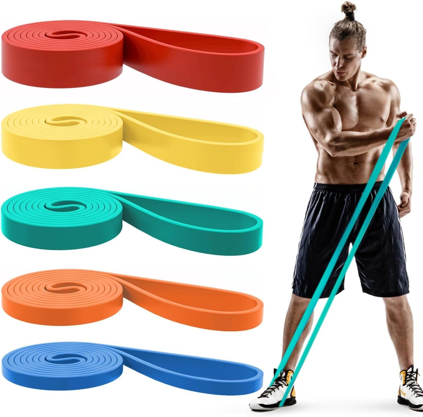 PREMA TIME Pull Up Bands Set - Build Strength & Rehabilitate at Home - Prema Time
