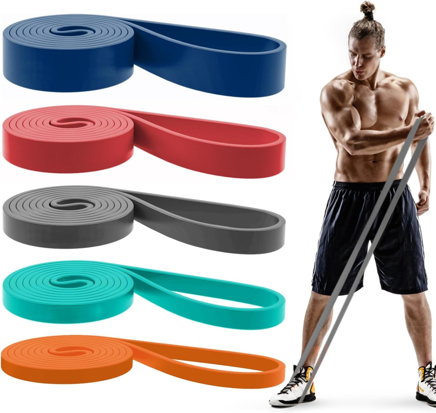 PREMA TIME Pull Up Bands Set - Build Strength & Rehabilitate at Home - Prema Time