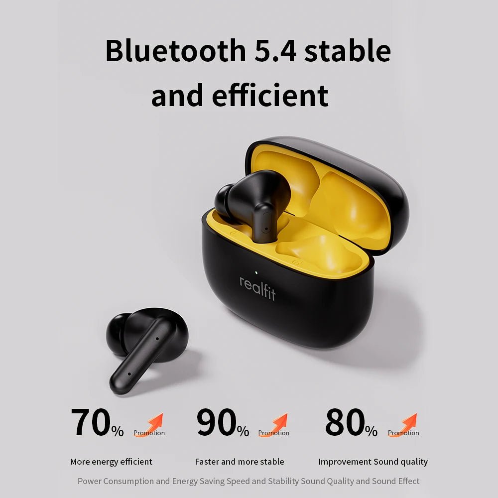 Realfit F3 ANC Wireless Earbuds with HIFI Bass - PREMA TIME - Prema Time