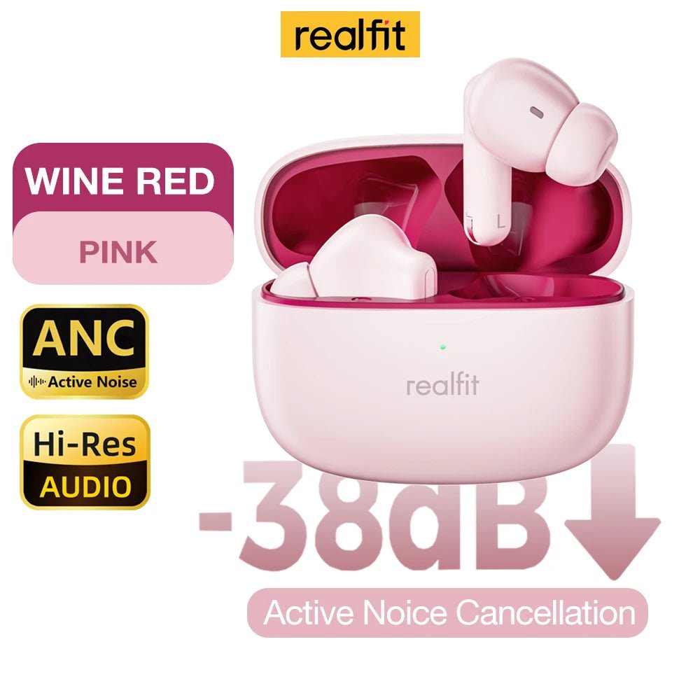 Realfit F3 ANC Wireless Earbuds with HIFI Bass - PREMA TIME - Prema Time
