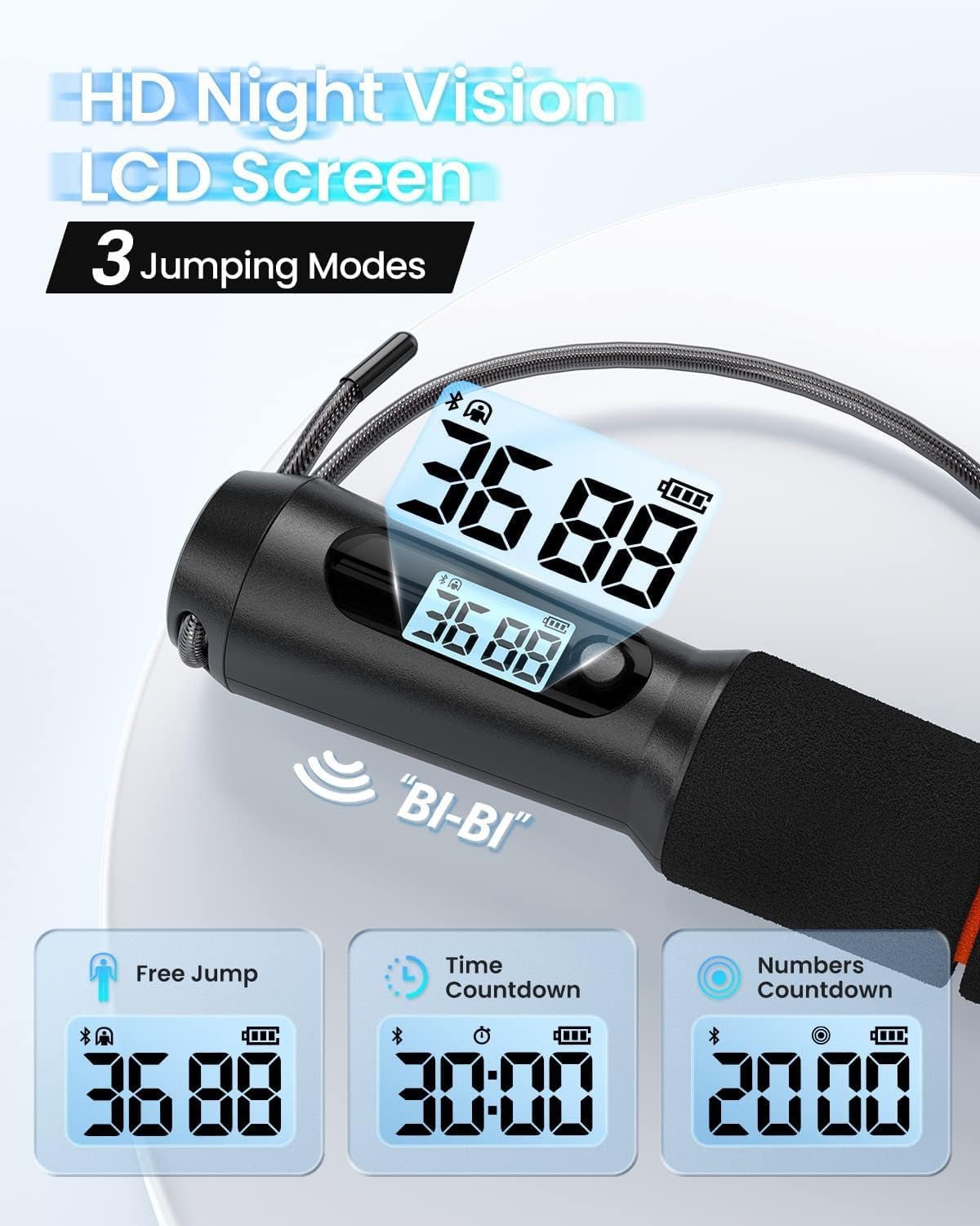 RENPHO Smart Jump Rope APP Tracking Tangle-Free Counter | PREMA TIME - Prema Time