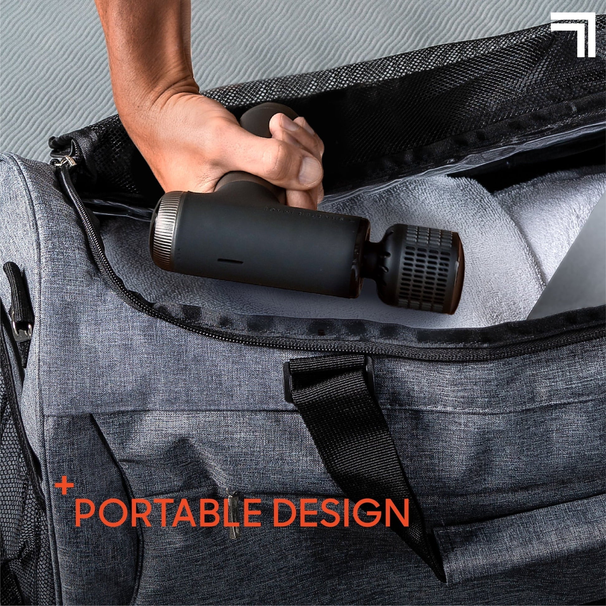 Sharper Image Powerboost Pro+ Hot Cold Percussion Massager 6 Speed 4 Heads - PREMA TIME - Prema Time