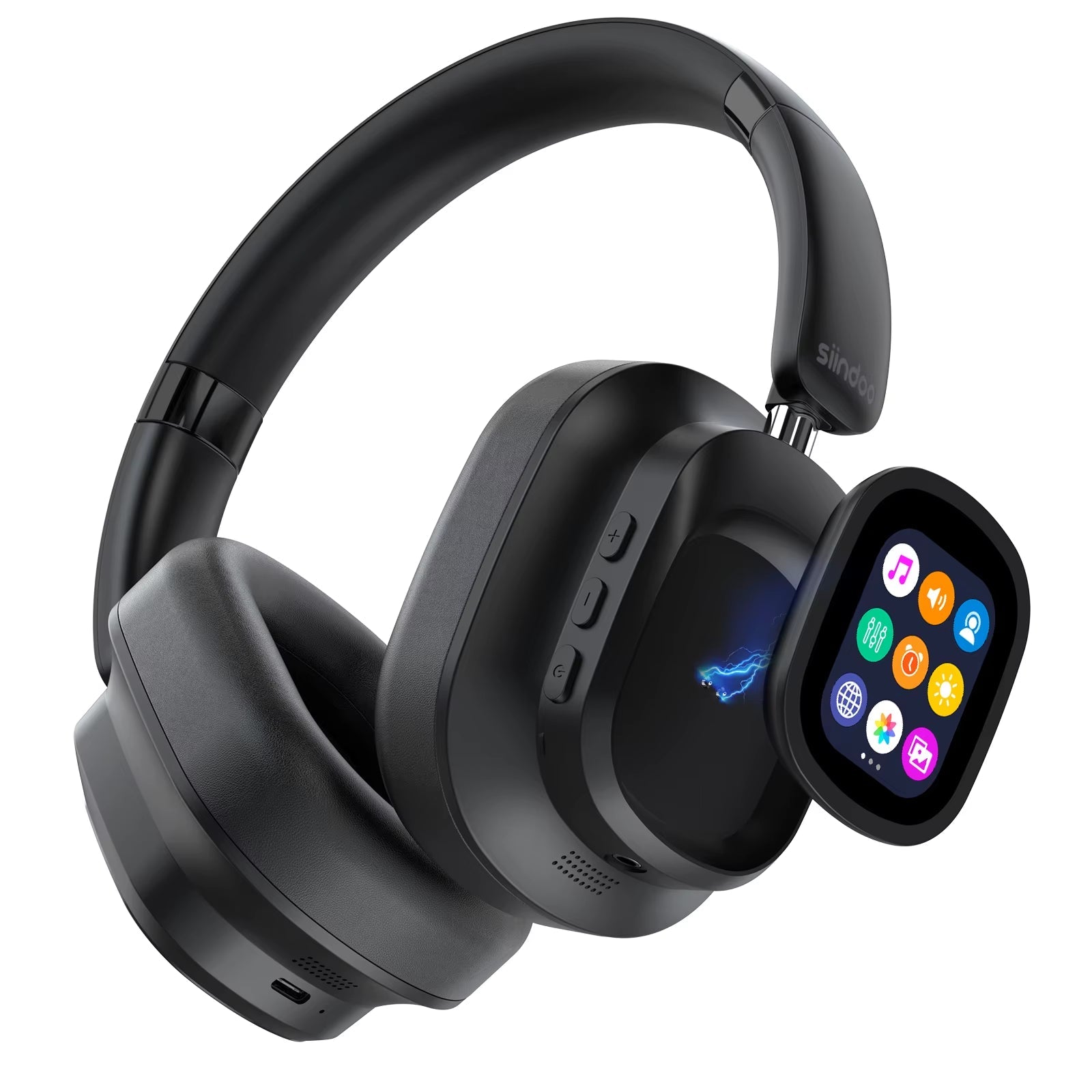 Siindoo ANC930 Active Noise Cancelling Headphones Wireless LED Touch Control - PREMA TIME - Prema Time