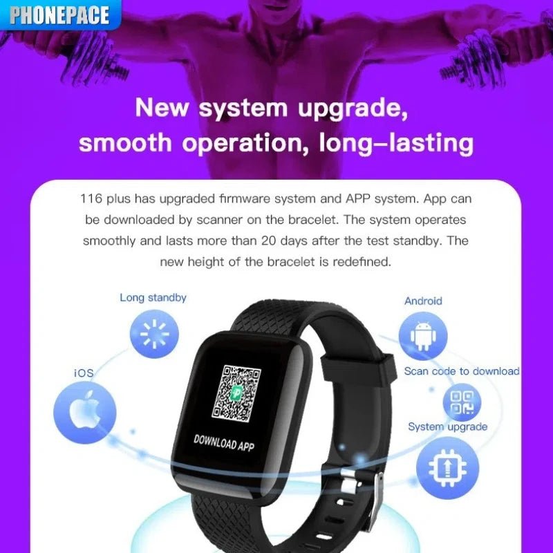 Smart Fitness Tracker Bracelet - Color Screen Heart Rate Monitor Step Counter | PREMA TIME - Prema Time