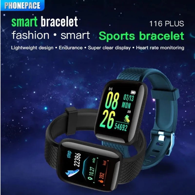 Smart Fitness Tracker Bracelet - Color Screen Heart Rate Monitor Step Counter | PREMA TIME - Prema Time