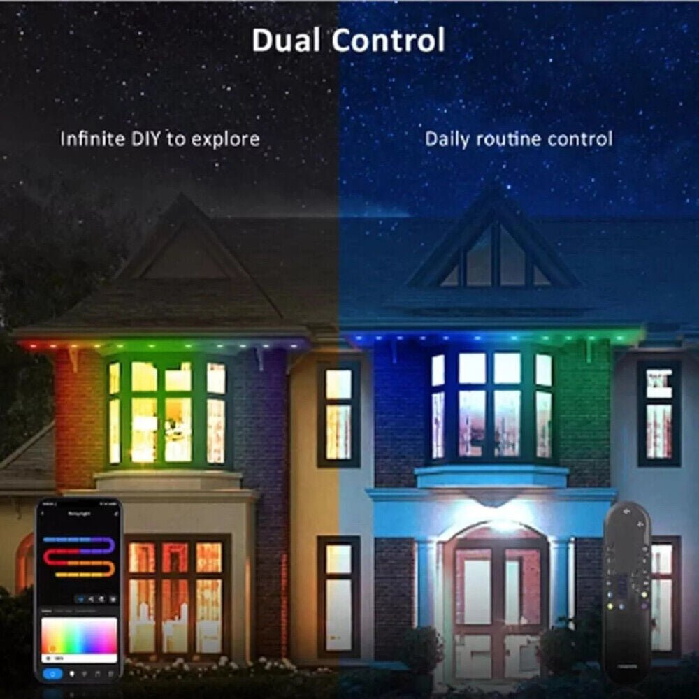 Smart Rainbow LED Permanent Outdoor Lights USB Bluetooth APP Control Kit - PREMA TIME - Prema Time