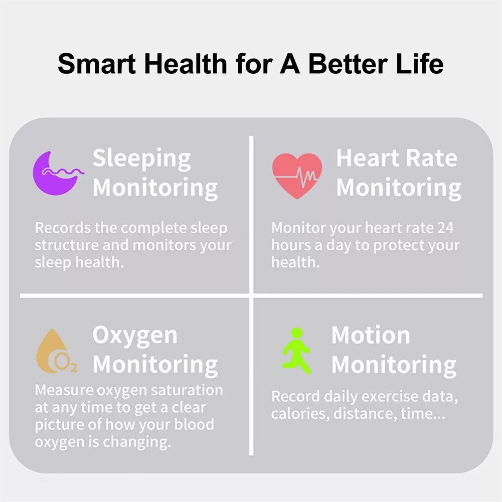 Smart Ring Health Waterproof IP68 Finger Ring Monitor Heart Rate Fitness Tracker - Prema Time