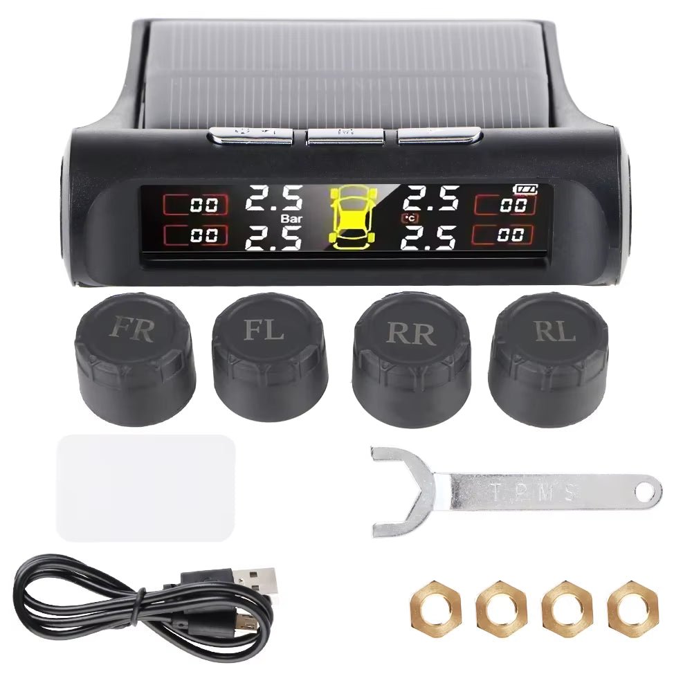 Wireless Solar TPMS - Max Safety for Your Car - Prema Time