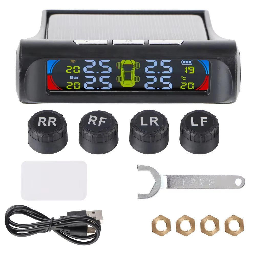 Wireless Solar TPMS - Max Safety for Your Car - Prema Time