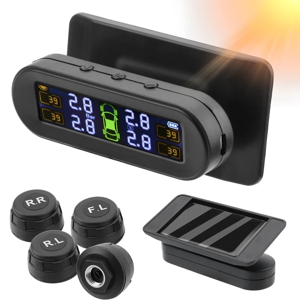 Wireless Solar TPMS - Max Safety for Your Car - Prema Time
