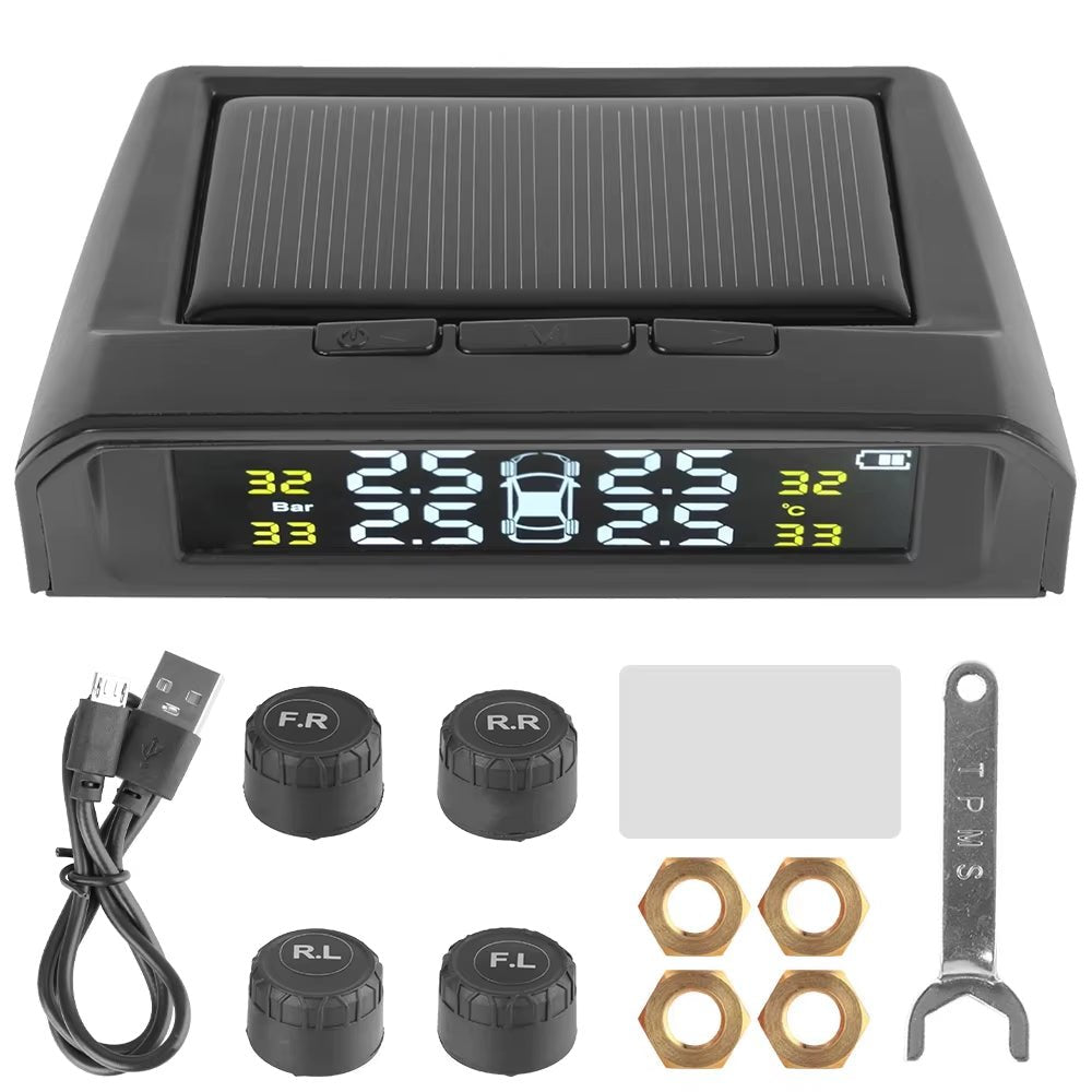 Wireless Solar TPMS - Max Safety for Your Car - Prema Time